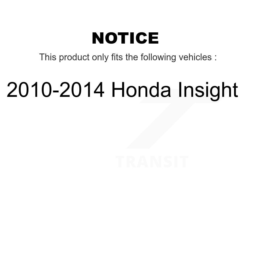 [Arrière] Kit de Tambour de frein pour 2010-2014 Honda Insight K8N-100447