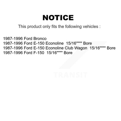 [Arrière] Kit de Tambour de frein pour 1987-1996 Ford F-150 Bronco E-150 Econoline Club Wagon K8N-100471