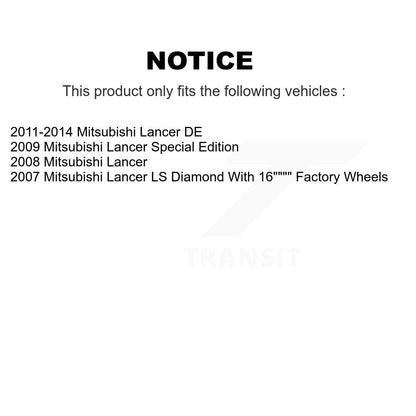 [Arrière] Tambour de frein pour Mitsubishi Lancer K8N-100556
