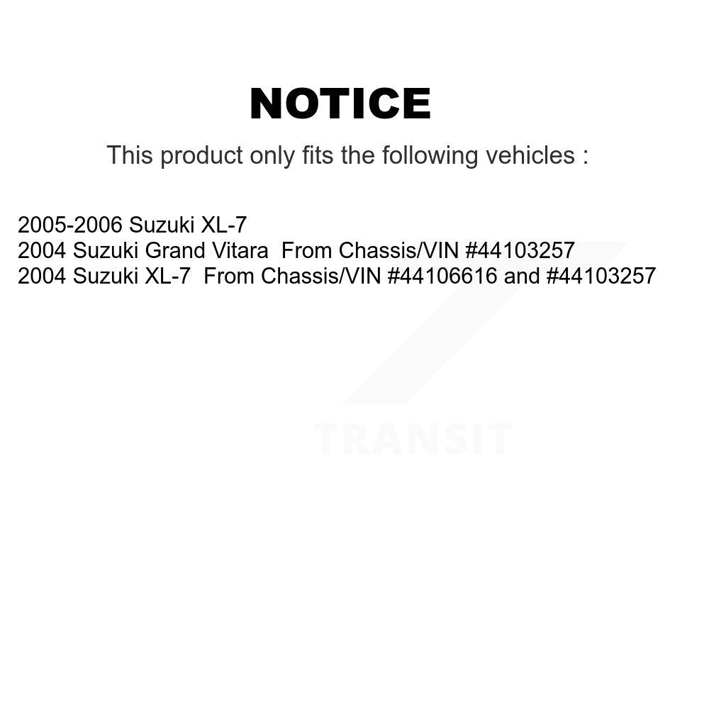 [Avant] Kit de Disque et plaquette (semi-métallique) de frein pour Suzuki XL-7 Grand Vitara K8S-100351
