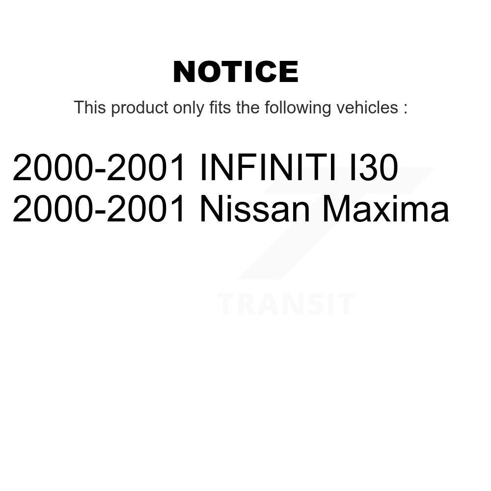 [Avant] Kit de Disque et plaquette (semi-métallique) de frein pour 2000-2001 Nissan Maxima Infiniti I30 INFINITI K8S-100359