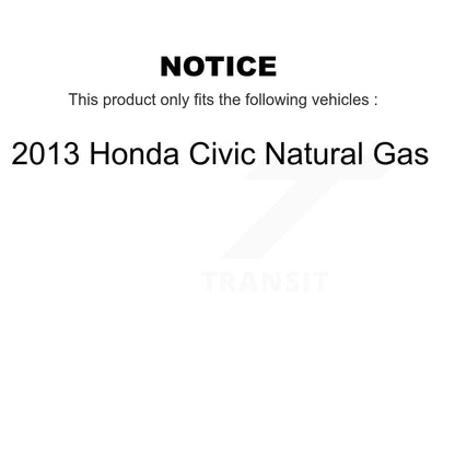 [Avant + Arrière] Kit de Disque et plaquette (semi-métallique) de frein pour 2013 Honda Civic Natural Gas K8S-102250