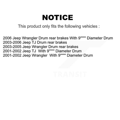 [Avant + Arrière] Kit de Disque et plaquette (semi-métallique) de frein pour Jeep Wrangler TJ K8S-102520
