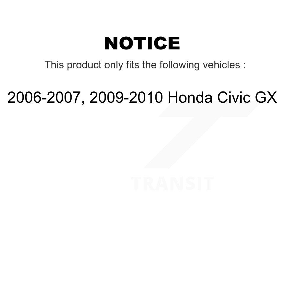 [Avant + Arrière] Kit de Disque et plaquette (semi-métallique) de frein pour Honda Civic GX K8S-102551