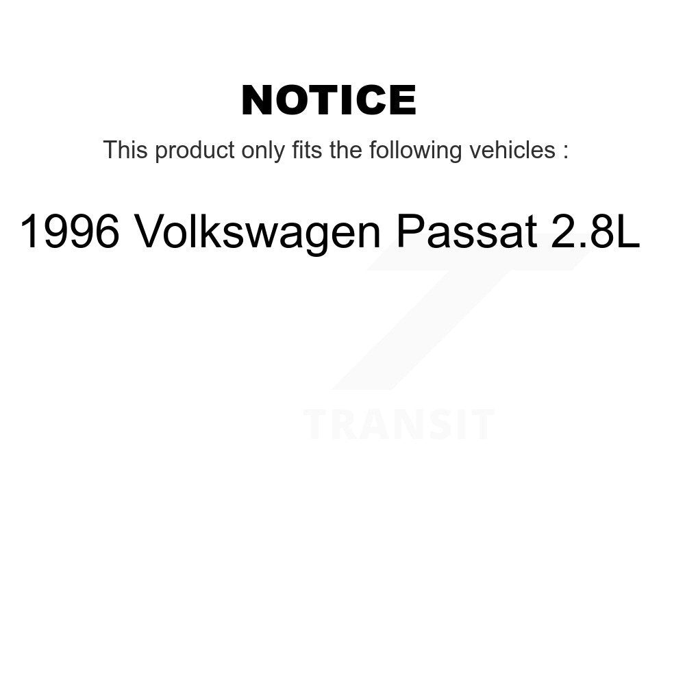 [Avant + Arrière] Kit de Disque et plaquette (semi-métallique) de frein pour 1996 Volkswagen Passat 2.8L K8S-103156