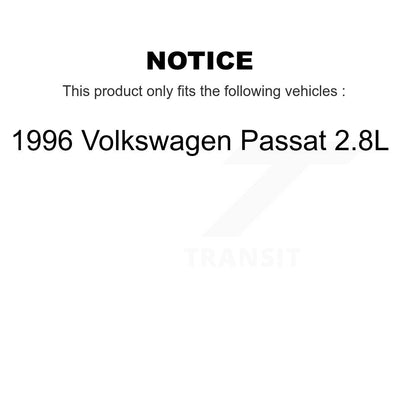 [Avant + Arrière] Kit de Disque et plaquette (semi-métallique) de frein pour 1996 Volkswagen Passat 2.8L K8S-103156