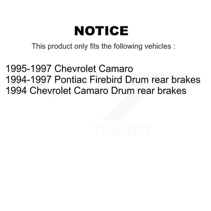 [Avant + Arrière] Kit de Disque et plaquette (semi-métallique) de frein pour Chevrolet Camaro Pontiac Firebird K8S-103359