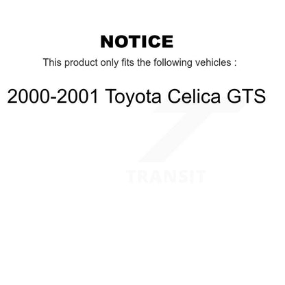 [Avant + Arrière] Kit de Disque et plaquette (semi-métallique) de frein pour 2000-2001 Toyota Celica GTS K8S-103433