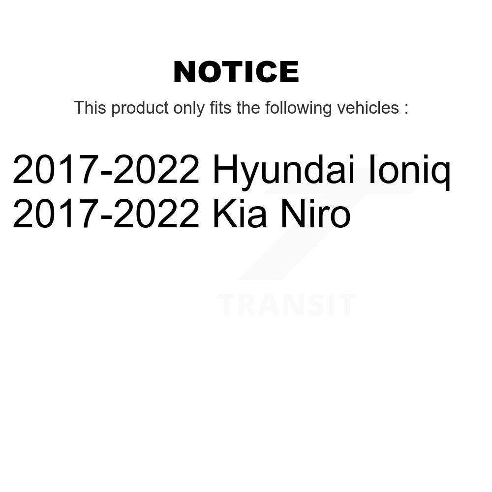 [Avant] Kit de Disque et plaquette (semi-métallique) de frein pour Kia Niro Hyundai Ioniq K8S-103593