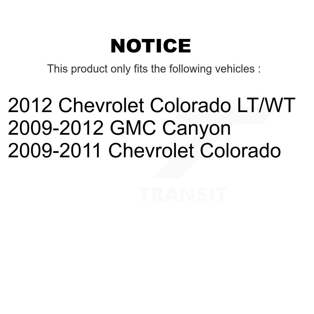 [Avant] Kit de Disque et plaquette (céramique) de frein pour Chevrolet Colorado GMC Canyon K8T-100074