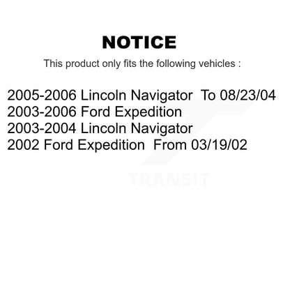 [Avant] Kit de Disque et plaquette (céramique) de frein pour Ford Expedition Lincoln Navigator K8T-100127