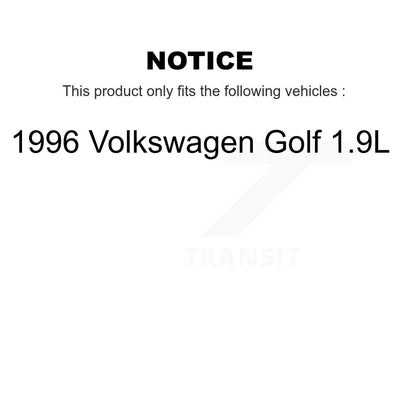 [Avant] Kit de Disque et plaquette (céramique) de frein pour 1996 Volkswagen Golf 1.9L K8T-100252