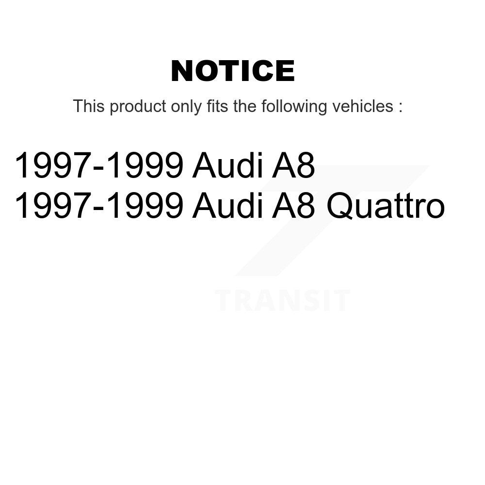 [Avant] Kit de Disque et plaquette (céramique) de frein pour 1997-1999 Audi A8 Quattro K8T-100356