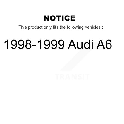 [Avant + Arrière] Kit de Disque et plaquette (céramique) de frein pour 1998-1999 Audi A6 K8T-101101