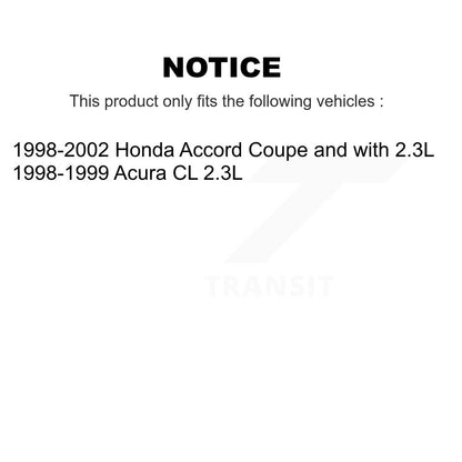[Avant + Arrière] Kit de Disque et plaquette (céramique) de frein pour Honda Accord Acura CL K8T-101131