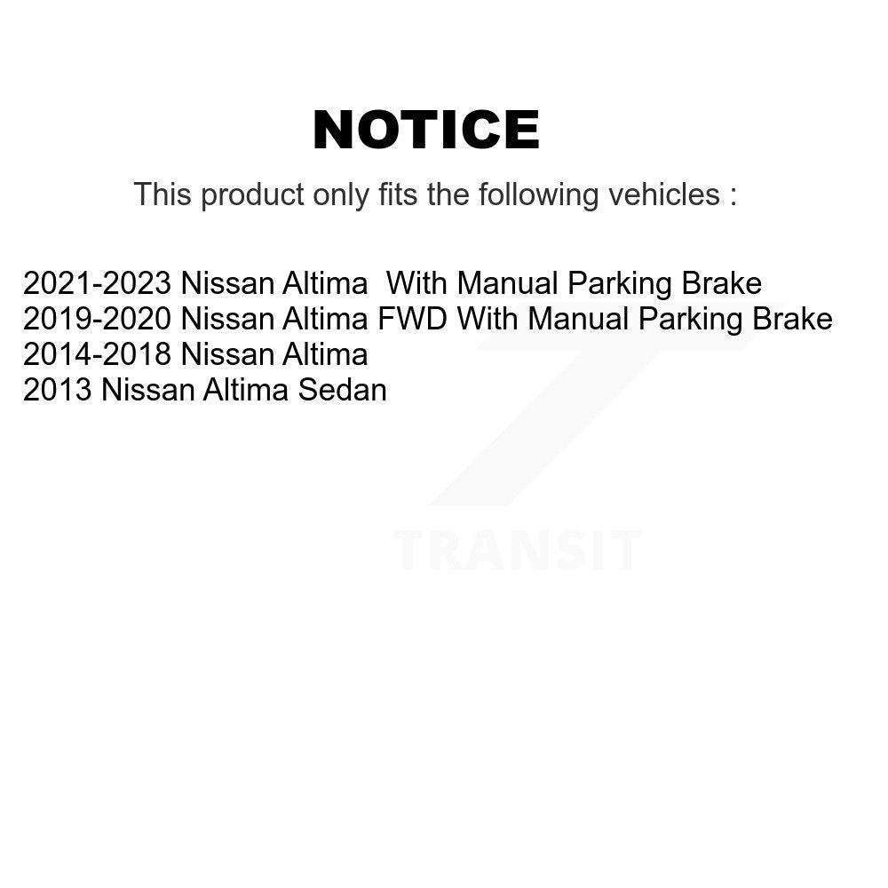 [Avant + Arrière] Kit de Disque et plaquette (céramique) de frein pour Nissan Altima K8T-101599