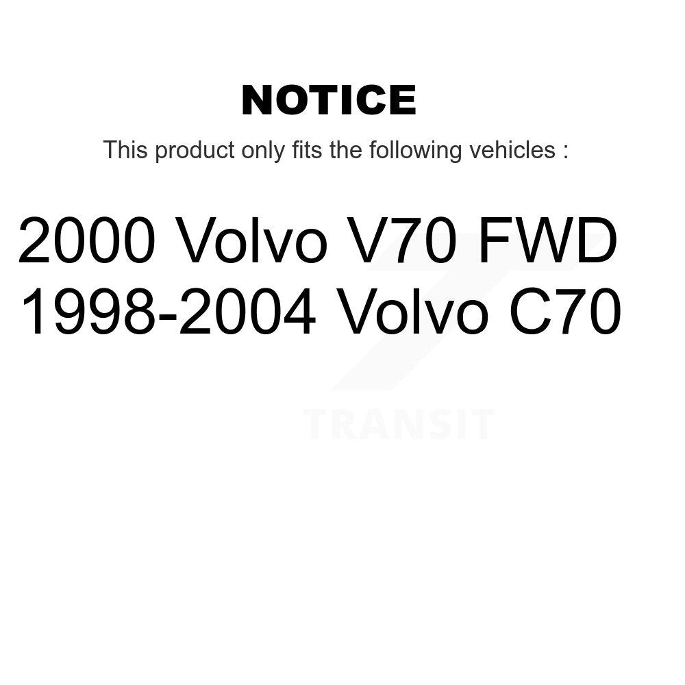 [Arrière] Kit de Disque et plaquette (céramique) de frein pour Volvo C70 V70 K8T-101830