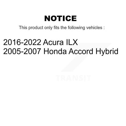 [Arrière] Kit de Disque et plaquette (céramique) de frein pour Honda Accord Acura ILX K8T-101986