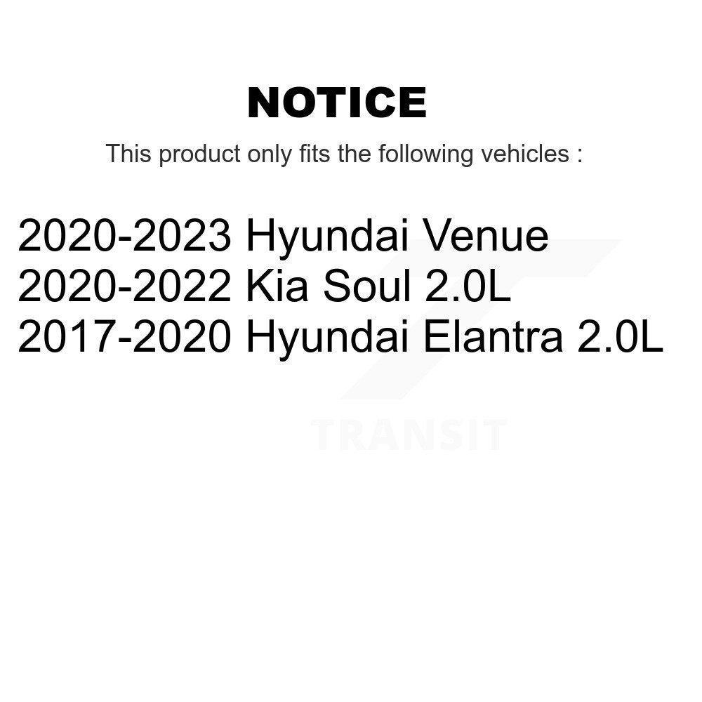 [Arrière] Kit de Disque et plaquette (céramique) de frein pour Hyundai Elantra Kia Soul Venue K8T-102064