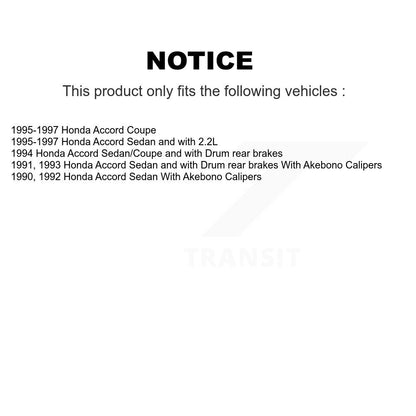 [Avant et Arrière] Disque et plaquette de frein pour Honda Accord K8T-102437