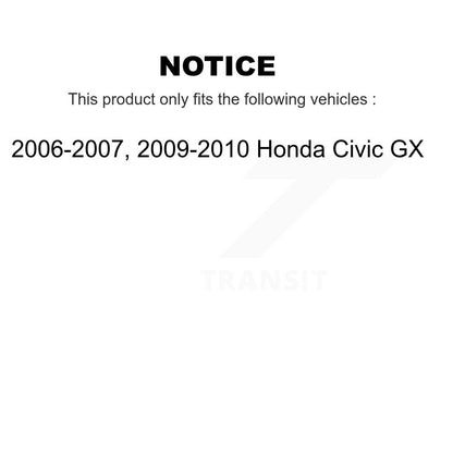 [Avant + Arrière] Kit de Disque et plaquette (céramique) de frein pour Honda Civic GX K8T-102705