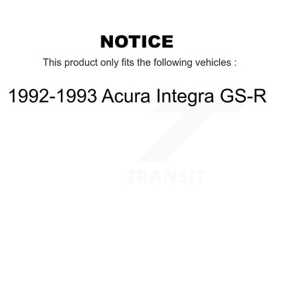 [Avant] Kit de Disque et plaquette (céramique) de frein pour 1992-1993 Acura Integra GS-R K8T-103043