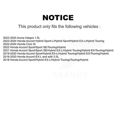 [Avant] Kit de Disque et plaquette (céramique) de frein pour Honda Accord Acura Civic Integra K8T-103215