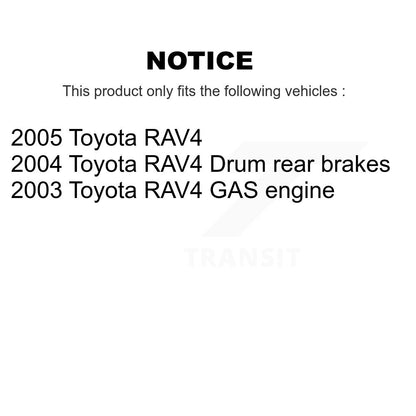 [Avant + Arrière] Kit de Disque et plaquette (céramique) de frein pour Toyota RAV4 K8T-103645