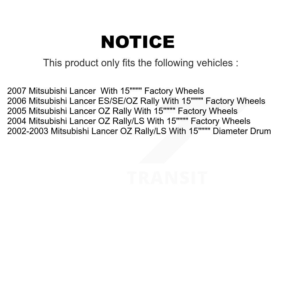 [Avant + Arrière] Kit de Disque et plaquette (céramique) de frein pour Mitsubishi Lancer K8T-103690