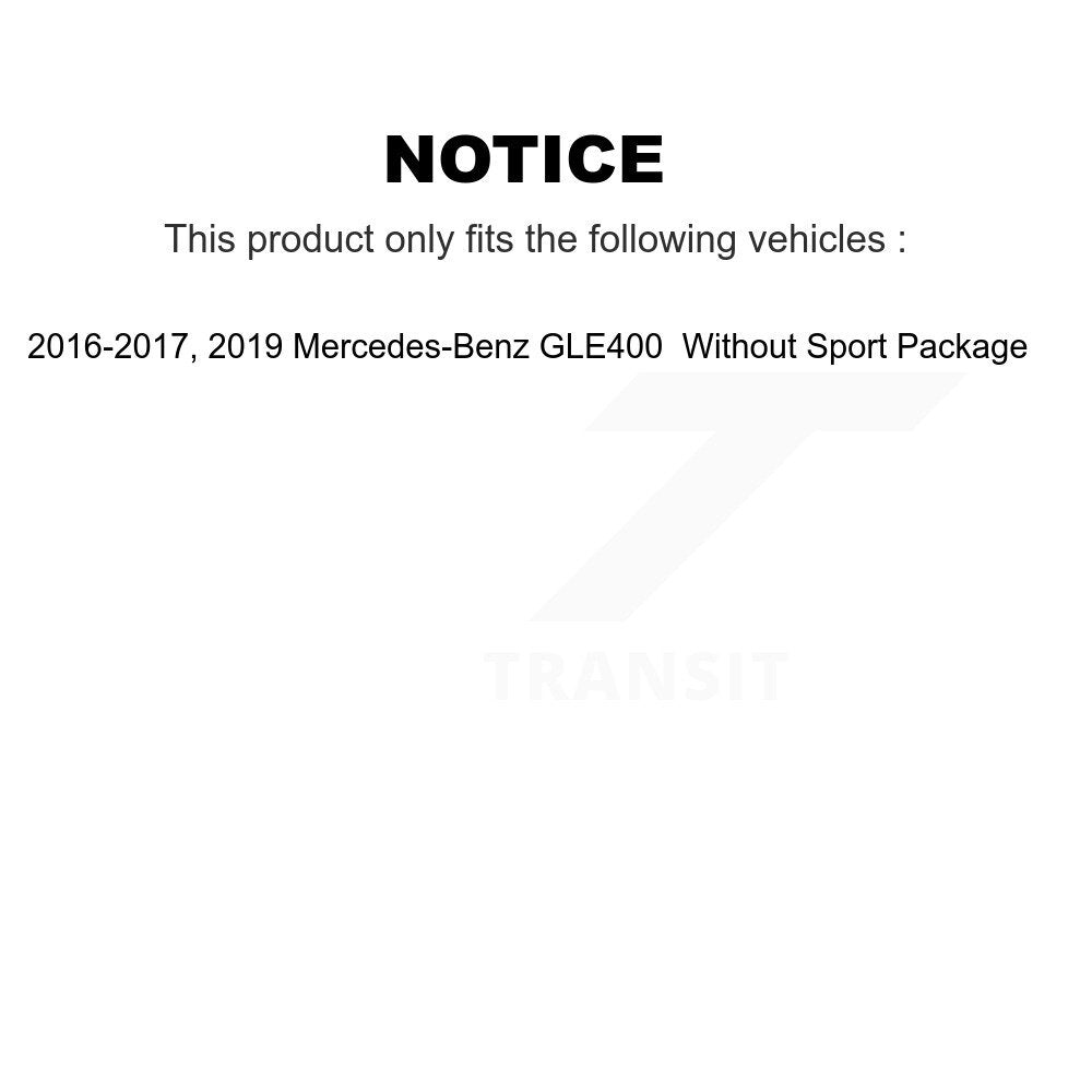 [Avant et Arrière] Disque et plaquette de frein pour Mercedes-Benz GLE400 Without Sport Package K8T-103866