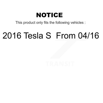 [Arrière] Disque et plaquette de frein pour 2016 Tesla S From 04 16 K8T-103922