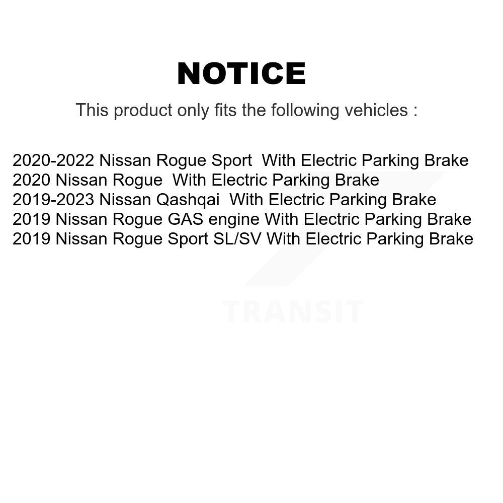 [Avant et Arrière] Disque et plaquette de frein pour Nissan Rogue Sport Qashqai K8T-103992