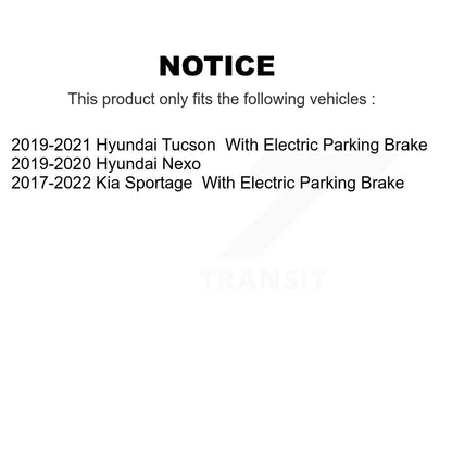 [Arrière] Disque et plaquette de frein pour Kia Sportage Hyundai Tucson Nexo K8T-104066