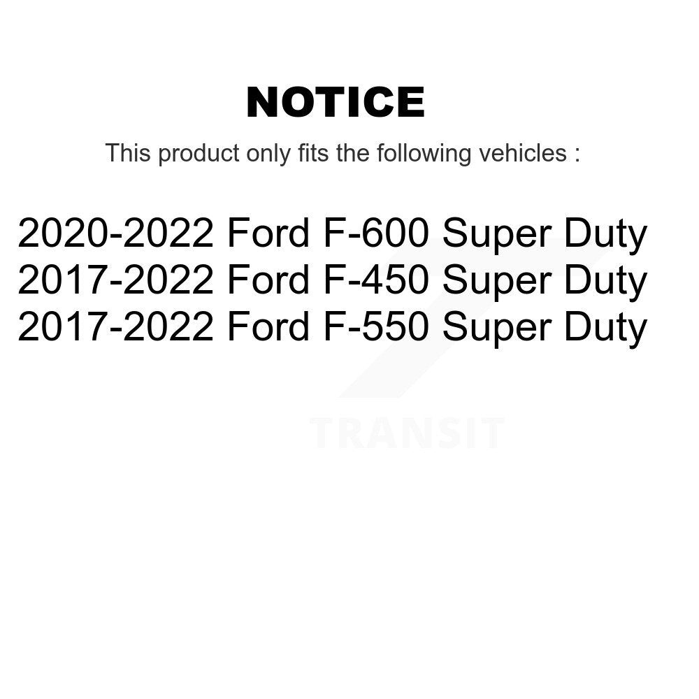 [Arrière] Kit de Disque et plaquette (céramique) de frein pour Ford F-450 Super Duty F-550 F-600 K8T-104079