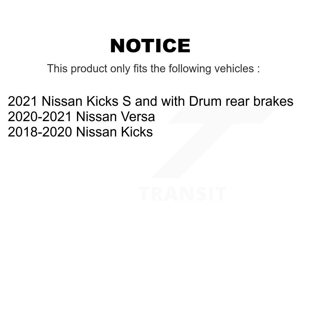 [Avant et Arrière] Disque et plaquette de frein pour Nissan Kicks Versa K8T-104102