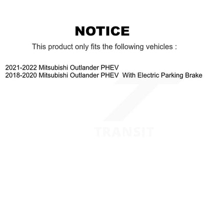 [Avant et Arrière] Disque et plaquette de frein pour Mitsubishi Outlander PHEV K8T-104135