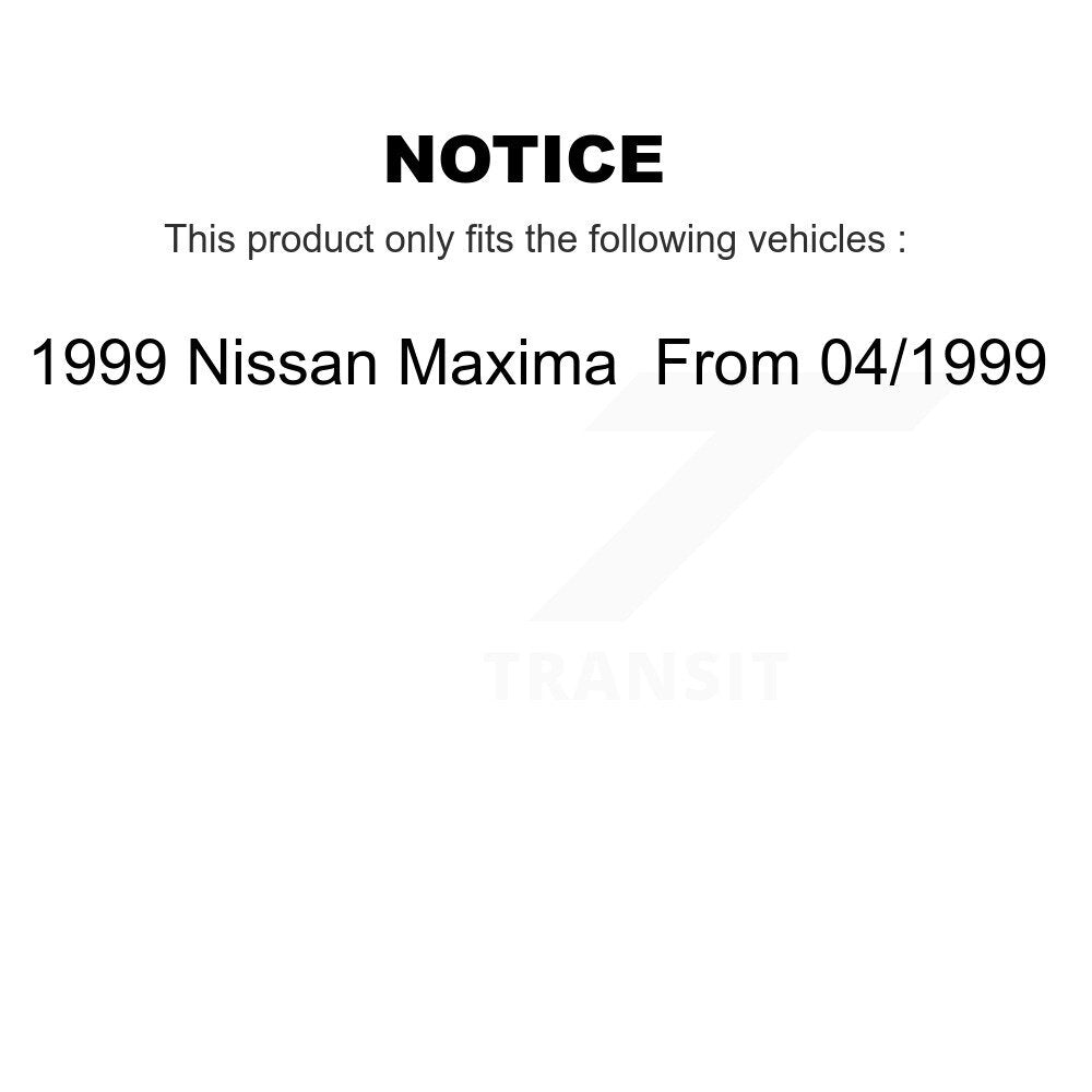 [Avant] Disque et plaquette de frein pour 1999 Nissan Maxima From 04 K8T-104145
