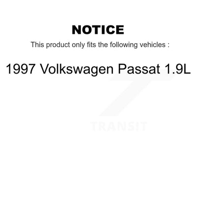 [Avant et Arrière] Disque et plaquette de frein pour 1997 Volkswagen Passat 1.9L K8T-104183