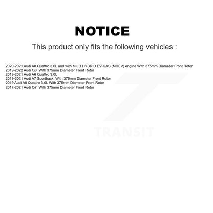 [Avant] Disque et plaquette de frein pour Audi Q7 Q8 A6 Quattro A7 Sportback A8 K8T-104223
