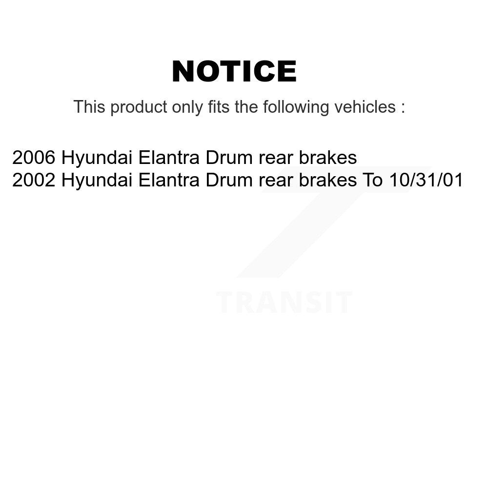 [Avant et Arrière] Disque et plaquette de frein pour Hyundai Elantra rear brakes K8T-104362