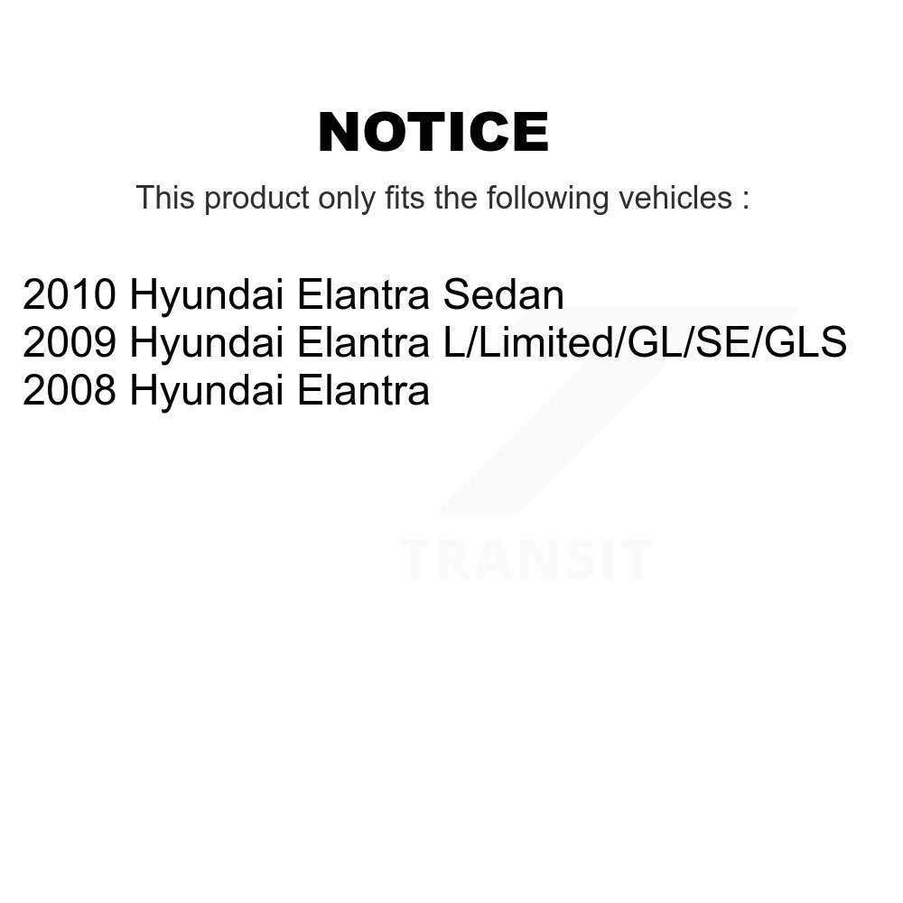 [Avant et Arrière] Disque et plaquette de frein pour Hyundai Elantra K8T-104363
