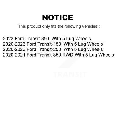 [Arrière] Disque et plaquette de frein pour Ford Transit-250 Transit-150 Transit-350 K8T-104390