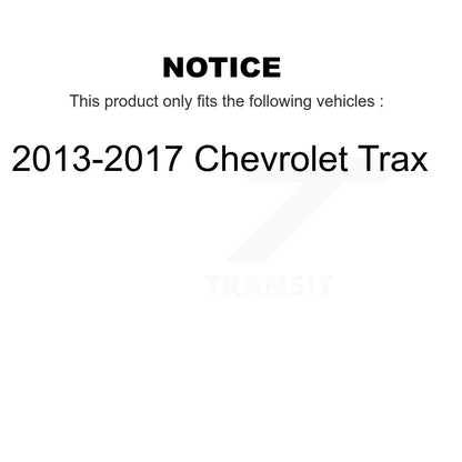 [Avant et Arrière] Disque et plaquette de frein pour 2013-2017 Chevrolet Trax K8T-104560
