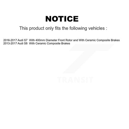 [Avant et Arrière] Disque et plaquette de frein pour Audi S8 S7 K8T-104636