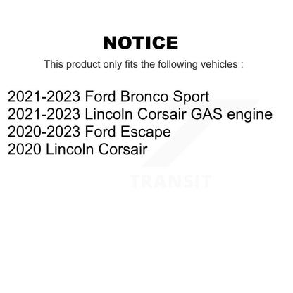 [Avant] Disque et plaquette de frein pour Ford Escape Bronco Sport Lincoln Corsair K8T-104681