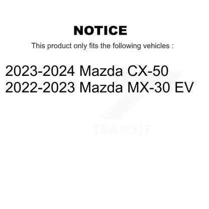 [Avant] Disque et plaquette de frein pour Mazda CX-50 MX-30 EV K8T-104700