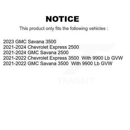 [Avant] Disque et plaquette de frein pour GMC Chevrolet Savana 2500 Express 3500 K8T-104708