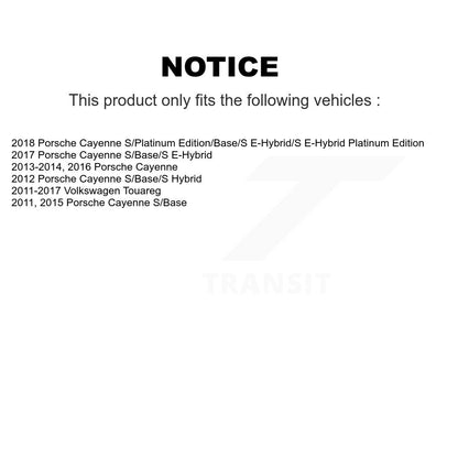 [Arrière] Disque et plaquette de frein pour Volkswagen Touareg Porsche Cayenne K8T-105377