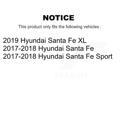 [Arrière] Disque et plaquette de frein pour Hyundai Santa Fe Sport XL K8T-105408
