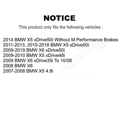 [Arrière] Disque et plaquette de frein pour BMW X5 X6 K8T-105487